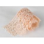 Poly Venice Lace Trims Custom Embroidered Water Soluble Lace For Wedding Dresses for sale