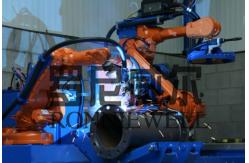 China Pipe Prefabrication Robot Welding Machine With ABB / OTC Robot Body supplier
