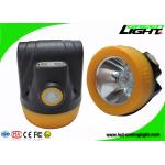 3.8Ah Battery Hard Hat Headlamp , Rechargeable Miners Headlamp Waterproof IP68 for sale