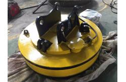 China Flat Round Magnets Plate Lifting Magnets For  Steel Some Scrap Metal Yard supplier