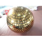 Event Party Gold Mirror Ball Disco Light Inflatable Reflective Mirror Balloon For Decoration PVC Inflatable Mirror Ball for sale