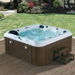 2120x2120x900mm Bathroom Jacuzzi Tub Square Whirlpool Massage Tub for sale