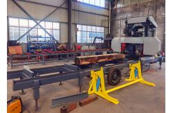 China Round Log Cutting Saw Portable Horizontal Wood Band Saw Machine supplier