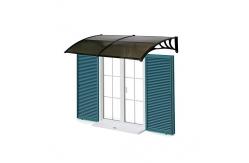 China CE Certification Polycarbonate Sheet Windows Awning Canopy Customized Design supplier
