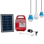 Indoor Portable Solar Pendant Camping Light 5W 6000mAh Press Button Control for sale