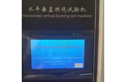 China 220v Horizontal And Vertical Flame Tester , SUS304 Lab Testing Machine supplier