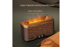 China Flame Aromatherapy Humidifier Nano Mist Quiet Large Capacity Humidification Machine With Atmosphere Light supplier