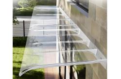 China Clear Invisible DIY Polycarbonate PC Awning  Low-Maintenance Choice For Weather Protection supplier