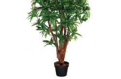 China High Simulation Artificial Tropical Plant Dracaena Reflexa Tree 120cm Height supplier
