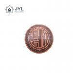 Copper Embossed Metal Sticker Labels Zinc Alloy corrosion resistance for sale