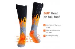 China Electric Winter Thermal Heated Socks Washable With Rechargeable Battery supplier