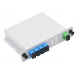 Fiber Optic Splitter 1×4 LGX Single Mode PLC Fiber Optic Splitter with SC FC Connection(7233207) for sale