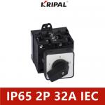 Three Phase IP65 Manual Changeover Switch IEC standard 32A 40A for sale