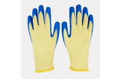 China 10 Gauge A2 Latex Coated Gloves , Safety Fire Resistant Knit Work Gloves supplier