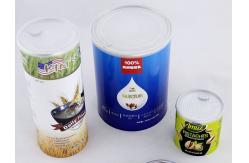 China Waterproof recyclable Kraft Paper Composite Cans cookies packaging with custom logo supplier