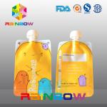 Custmized Printed Spout Pouch Packaging , Nozzle Bags For Liquid Packaging for sale