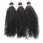 Human Virgin Cuticle Hair Weave Kinky Curly 100% Hair bundle Narural color Extension for sale