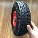 350-4 10 Inch Solid Rubber Wheels Plastic Rim for sale