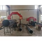 315mm Pipe Band Saw , 380V 50/60HZ HDPE Pipe Cutter Machine for sale