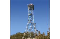 China 60m Galvanized Lattice Steel Military Guard Tower supplier