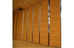 China Melamine Finish Operable Office Partition Wall / Sliding Folding Partitions supplier