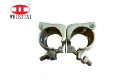 China Jis 110 Degree Double Clamp Pressed Swivel Coupler For Scaffolding supplier