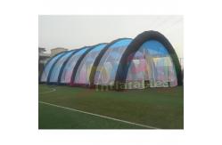 China Customized Mobile Lnflatable Paintball Tent Waterproof And Fire Retardant supplier