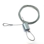 Stainless Steel Wire Rope Adjustable Aircraft Cable Gripper LED Suspension Kit for sale