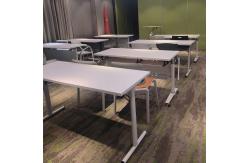 China Modern Folding Mobile School Foldable Conference Training Room Table supplier