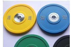 China Iron Barbell Weight Plates With Grip Material 2.5cm-5cm Thickness supplier
