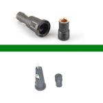 250V 20A Panel Mount Fuse Holders H3-55A Fuse Holder Snap-in Mounting