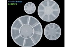 China PP 12 Inch Round Single Wafer Carrier Container Box Contamination Prevent supplier