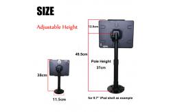 China 360 Degree Height Adjustable Anti Theft Ipad Stand supplier