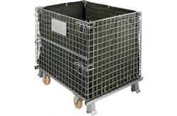 China TLSW Industrial Foldable Wire Mesh Containers Capactity 1000kg supplier