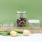 JXPACK wholesale empty jar, plastic transparent wide-mouth bottles, suitable for creams, candy, nut, etc for sale