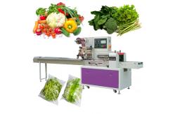China Horizontal Flow Packing Machine Assembly Line Packaging Vegetables Fruit Bread supplier