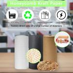 Cushioning Sheet 80gsm Honeycomb Craft Paper Wrapping Glass Wine for sale