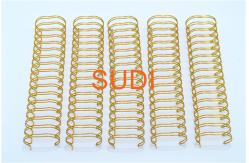 China High Gloss 1-3/4 Inch Wire Spiral Binding Coils For Schoolbook supplier