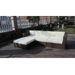 Modern Outdoor Rattan Sofa , Cane Sectional Sofa Corner Sofa for sale