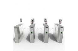 China Passage Width 550-600mm Retractable Flap Barriers Wing Gate Turnstile IP40 supplier