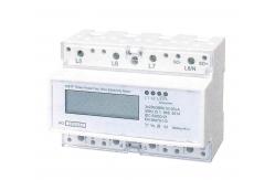 China 3P4W Multi Tariff Din Rail KWH Meter Time Sharing Billing Digital Energy Meter supplier