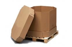 China Food Grade Paper IBC Container With Liner For Liquid supplier