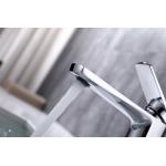 2.2GPM Bathroom Basin Faucets Zinc Handle Single Lever Sink Faucet