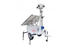 China Mobile Surveillance Trailer With 6m Mast For Open Pit Mining Monitoring supplier