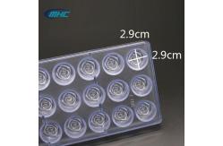 China Stocked MHC Polycarbonate Rose Flower Shaped Chocolate Molds FDA Approved supplier