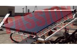 China Easy Maintenance Heat Pipe Solar Collector Free Standing Wall Mounting supplier