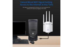 China 1200Mbps Powerful Wifi Repeater 2.4G/5GHz Long Range Wifi Extender 802.11ac supplier