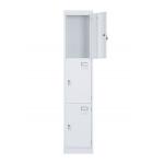 0.5-1.0mm 3 Doors Metal Lockers For Gym Office School for sale