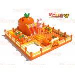 Carrot Park Inflatable Small Jumping Castle ( Orange & Yellow ) for sale