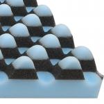 Cooling Gel Infused Memory Foam Topper Mattress Pad Charcoal Egg Rack